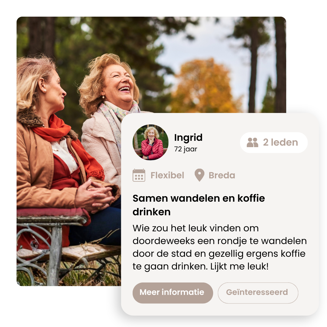 Samen activiteiten ondernemen met 60-plussers